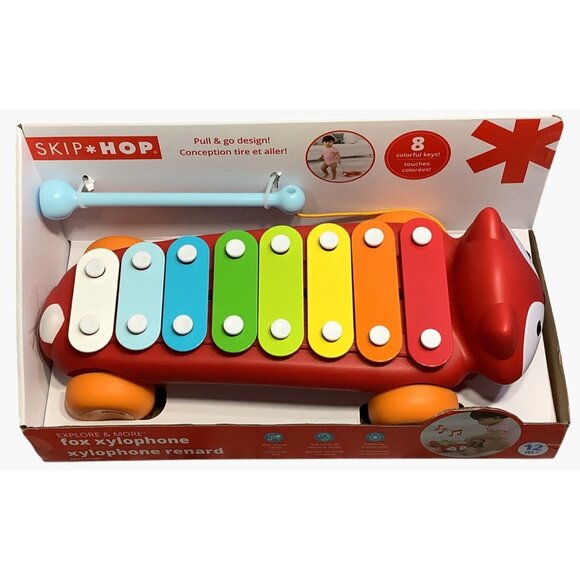 Skip Hop  Xylophone Pull & Go Toy With 8 Colorful Keys For Ages 12+ Months - Picture 7 of 10